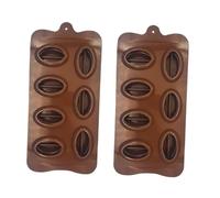 NOLITOY 2 pièces Moules à Gâteaux Silicone Forme Cavités Moules à Chocolat et Bonbons Flexibles Antiadhésifs pour Pâtisserie Cupcake Glace