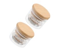 NOLITOY 2 pièces Nail Dish With Lid Stable Glass Manicure Cup For Nail Art Accessories Lightweight And Covered Bowl For Professional And Personal Use