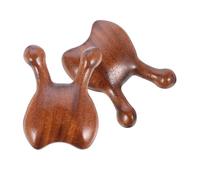 NOLITOY 2 pièces Outil de Massage Du Nez Bois Ergonomique et Masseur Facial Manuel Soulageant Inconfort Cadeau pour Soins Visage et Relaxation