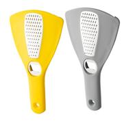NOLITOY 2 pièces Ouvre-bocal Inox Multi-usages avec Trancheur Ouvre-bouteille Résistant à Usure Outil Compact pour Cuisine et Bar Facile à Utiliser et Nettoyer