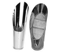 NOLITOY 2 pièces Pelle à Terre Inoxydable pour Jardinage Pelle Creuser pour Plantes Grasses et Compost Outils Pratiques et Durables pour Adultes Usage Intérieur et Extérieur