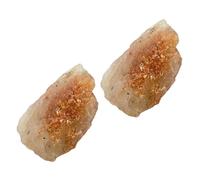 NOLITOY 2 Pièces Pierres De Chakra Naturelles Brutes Pierres De Méditation Pour Yoga Exquises Et Compactes Pour Équilibrage Énergétique
