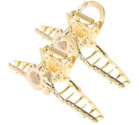 NOLITOY 2 pièces Pince Cheveux Tournesol Alliage Accessoire Coiffure Antidérapant pour Femme Clip Fleur Élégant pour Tenue Quotidienne et Fête