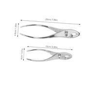 NOLITOY 2 Pièces Pince Multifonctionnelle Pince Multiprise Colliers De Serrage Réglables Coil Réglable Pour Les Tuyaux Acier à Haute Teneur En Carbone