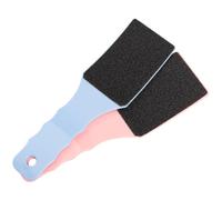 NOLITOY 2 pièces Râpes Double Face pour Poignée Incurvée Exfoliants Légers pour Callosités et Durillons Outils de Soin Professionnels pour Éliminer les Peaux Mortes Pratiques et Colorés