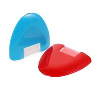 NOLITOY 2 pièces Roulette Craie Couture Triangle Rouge Bleu Marquage Effaçable pour Tailleurs Accessoire et Portable pour Couture Broderie et Patchwork