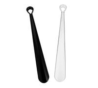 NOLITOY 2 Pièces Shoe Horn Long Handle Set Ergonomic Portable Shoe Helper For Seniors Pregnant Women Plastic Extra Long Design