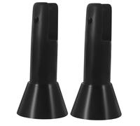 NOLITOY 2 pièces Support Pied Plastique Réglable pour Cloisons WC Accessoires de Fixation pour Séparation WC Appui Amovibles pour Toilettes Lot de Installation Facile et Ajustable