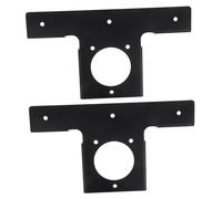 NOLITOY 2 pièces Supports Angle pour Pergola Robustes Métal Équerres Réglables pour Poteaux Extérieurs Fixation Rapide avec Pré-percés pour Structures Boisées