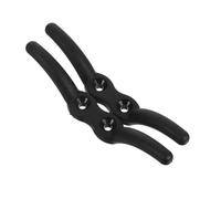 NOLITOY 2 Pièces Taquets de Corde Nylon Résistants pour Mâts de Bateau Fixations Polyvalentes pour Kayaks et Voiliers Accessoires Durables pour Usage Extérieur