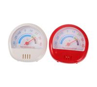 NOLITOY 2 pièces Thermomètre Frigo Compact Thermomètre Portable Plastique Mesure Rapide Température Réfrigérateur Congélateur Surface Lisse Sans Burr Usage Intérieur Extérieur