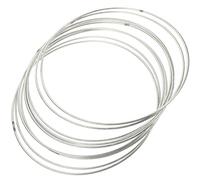 NOLITOY 20 Pièces Anneaux Attrape-Rêves Cerceaux en Macramé en Métal Cercle Rond Anneaux en Macramé 15Cm pour Bricolage Artisanat Attrape-Rêves Faisant La Décoration De Guirlande