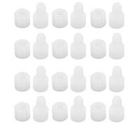 NOLITOY 20 Pièces de Chevilles d'Expansion en Nylon pour Meubles Connecteurs à Écrous à Inserts Filetés Fixation Filetée Kit Quincaillerie pour Charnières d'Armoires Utilisation en