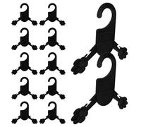 NOLITOY 20 Pièces Lot de Cintres Plastique Antidérapants pour Vêtements Animaux Petits Chiens Chats Supports Pratiques pour Manteaux et Costumes de Petits Animaux