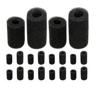 NOLITOY 20 Pièces Lot de Éponges de Rechange Haute Densité pour Filtre Aquarium Protection Entrée Eau pour Aquarium Filtres Intake Guard pour Maintien Clarté de Eau et Filtration