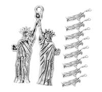 NOLITOY 20 pièces Lot de Pendentifs Vintage Alliage Statue Liberté Breloques DIY pour Création de Bijoux Couleur Ancien Accessoires Décoratifs Durables