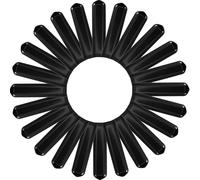 NOLITOY 20 Pièces Manchon de Rechange Plat en Pvc Noir pour Poignée de Robinet à Quart de Tour, Installation Rapide et Protection Stable pour Usage Commercial et Industriel