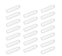 NOLITOY 20 Pièces Manchon en caoutchouc pour crochet astuces pour crochets à vêtements couvertures métallique embouts de cintre en plastique PVC Transparent