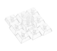 NOLITOY 20 Pièces Transparent Keycaps Set for Mechanical Keyboards High Transparency Replacement Keyboard Caps Easy DIY Swap Accessories