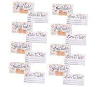 NOLITOY 200 pièces Lot de Billets de Jeu Vierges avec Formulaire Inscription Cartes Appréciation Patron Tickets pour Tirages Au Sort et Événements Papier Épais pour Concours et Loterie