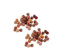 NOLITOY 200 pièces Perles Colorées Grandes avec Trou Rond Accessoires Créatifs pour DIY Bijoux et Décoration Maison pour Garçon Fille et Adultes