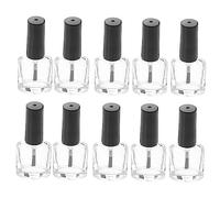 NOLITOY 20pièces Flacons de Vernis à Ongles Vides Pinceau Lot pour Créer des Manucures Personnalisées Scellés pour Éviter Fuites et Taches