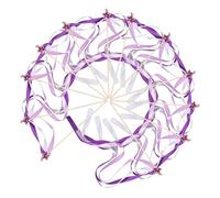 NOLITOY 24 pièces Lot de Baguettes de Mariage Ruban Fée avec Étoile Tournante et Clochettes Bâtons Légers pour Décoration de Fête et Accessoires