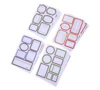 NOLITOY 24 Pièces Memo Pads Autocollants Esthétiques avec Bords Uniques Notes Adhésives Vintage pour Journalisation Scrapbooking et Fournitures de Bureau