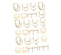 NOLITOY 24pièces Boucles Oreilles Clip Non Piercing De Mode Ear Élégants Et Accessoires De Bijoux Pour Célébrations Et Événements