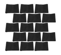 NOLITOY 25 Brassards de Deuil Noirs Élastiques Ajustables, Tissu Respirant, 25 Pièces, pour Cérémonies Funéraires, Commémorations et Événements Sportifs, Brassard de Sport Respectueux