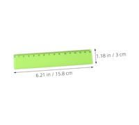NOLITOY 25 pièces Règles Colorées Plastique de Réutilisables Accessoires Scolaires pour Étudiants Outils de Mesure et Pratiques pour Salle de Classe