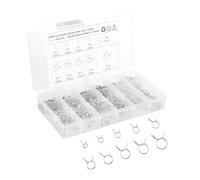 NOLITOY 250 pièces Colliers de Serrage à Ressort pour Durite Carburant et Air Kit Assortiment Flexible et Installation Facile pour Automobile et Industrie