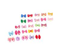 NOLITOY 25pièces Nœuds pour Chiots et Animaux de Compagnie Décoratifs et Portables Accessoires de Toilettage Petits Couleur Aléatoire Style Aléatoire