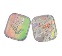 NOLITOY 2Pcs Color Lens Case Container Inserter Remover Base avec Support Lenses Twezers Boîtier De Transport Huile De Voyage Bénévoi