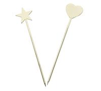 NOLITOY 2pièces Bâtonnets De Mélange Alliage De Zinc Pour Manucure Outils Pratiques De Cosmétique Et Nail Art