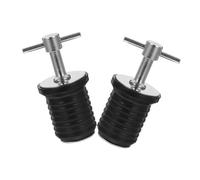 NOLITOY 2Pièces Bouchon de Vidange de Inoxydable de Bouchon de Remplacement pour Kayak Canoë Barque Accessoire Durable pour Drainage