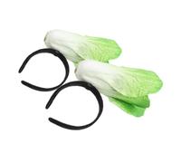 NOLITOY 2pièces Cabbage Headband Funny Vegetable Hair Accessories for Kids for Cosplay and Festivals Comfortable Fit and Unique Design
