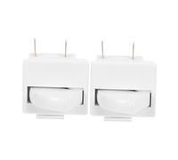 NOLITOY 2pièces Interrupteur de Porte à Broches pour Réfrigérateur de Rechange Compatibles Plupart des Modèles Contrôle Éclairage Automatique