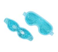 NOLITOY 2pièces Masque Yeux Gel Rafraîchissant Réutilisable Coussinets Refroidissants Confortables Et Respirants Pour Fatigue Oculaire Et Sommeil Adapté Maison École Et Extérieur Bleu
