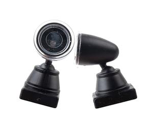 NOLITOY 2pièces Modèle Lampe Signal Miniature pour Décor Table De Modélisme Spot Lumineux pour Maquette Train Et Village De Noël