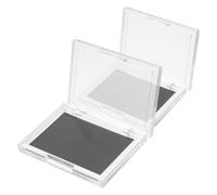 NOLITOY 2pièces Palette De Maquillage Magnétique Empilable Boîte Vide Pour Organiser Fards à Paupières Enlumineur Contour Et Blush De Rangement Pratique Et