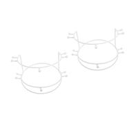 NOLITOY 2pièces Support De Présentation Pour Couronnes Et Accessoires De Cheveux Étagère Élégante Pour Bijoux Et Bandeaux Pour Mariage Et Décoration De Coiffeuse