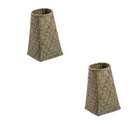 NOLITOY 2pièces Vase à Fleurs Tressé Main Décoration Rustique Panier De Stockage Pour Fleurs Séchées Et Bouquets Artificiels Couleur Aléatoire