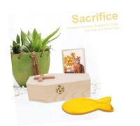 NOLITOY 3 Ensembles Fish Shaped Foil Memorial Handmade Tribute for Multicultural Funeral and Remembrance Ceremony