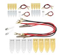 NOLITOY 3 Ensembles Kit Scientifique Batterie de Fruits DIY Physique Électricité pour Garçons Filles Apprentissage Collaboratif et Horloge Électronique Éducative