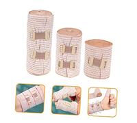 NOLITOY 3 pièces Bandages Élastiques de Compression Enveloppes Respirantes et Extensibles pour Sport Support Polyvalent pour Cheville Poignet Genou et Bras Protection et Durable