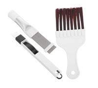 NOLITOY 3 Pièces Brosse Acier Inoxydable pour Climatiseur Peignes pour Ailettes de Radiateur Outil Durable pour Nettoyage et Détartrage des Condenseurs Améliore Efficacité de