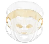 NOLITOY 3 pièces Couverture Masque Visage Silicone Réutilisable avec Crochets Oreille Hydratante pour Masque Beauté Design Ajusté pour Éviter Glissement et Perte Essence