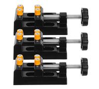 NOLITOY 3 pièces Mini Étau de Table Aluminium Multifonction Pince Étau Portable pour Bijoux Sculpture Réparation Montres Serrage Réglable pour Atelier et Bricolage