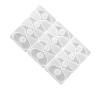 NOLITOY 3 pièces Moule Silicone pour Marque-page Résine DIY Kit de Flexible pour Création Accessoires de Lecture Moules Époxy Résistants pour Signets et Pince-page